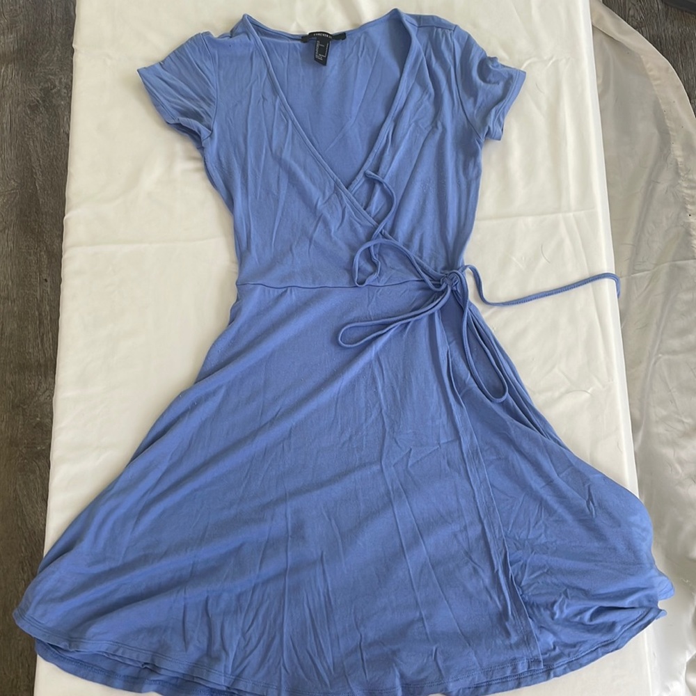 forever 21 blue dress